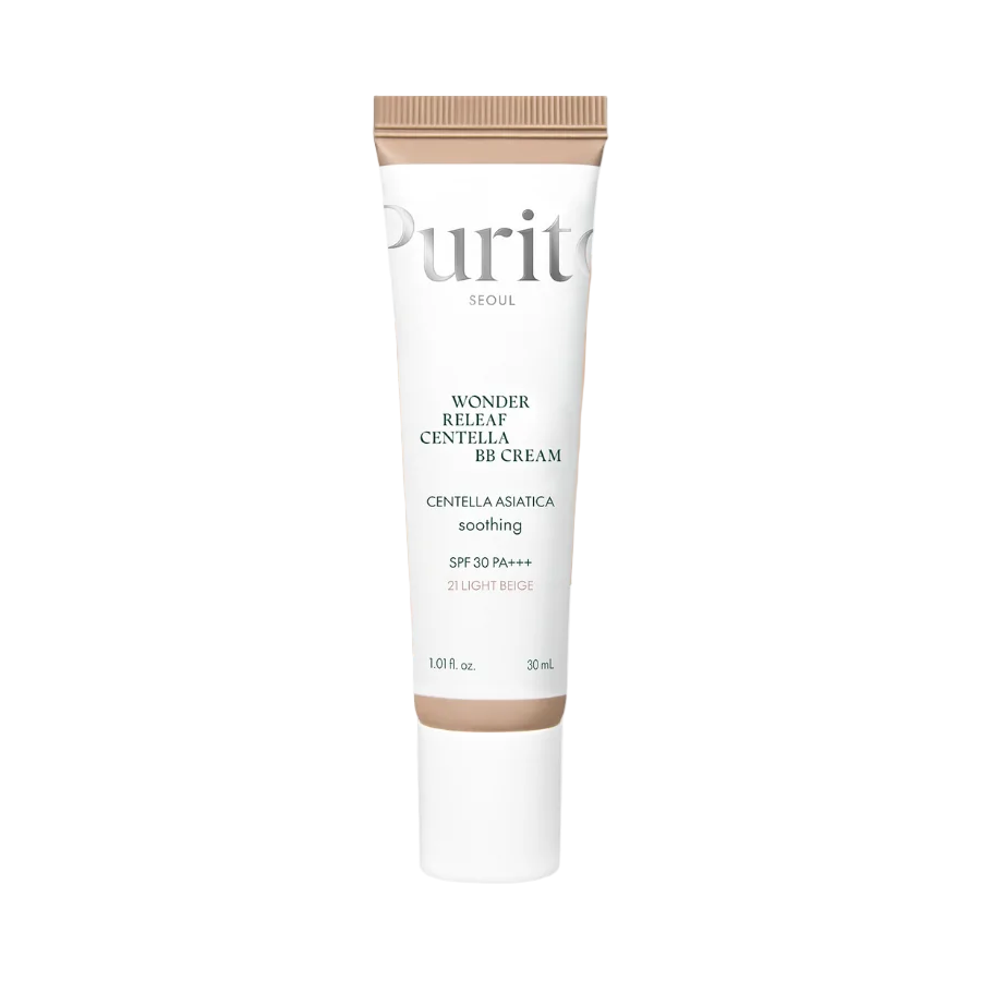 PURITO SEOUL- Wonder Releaf Centella BB Cream-21 Light Beige ,30 ml