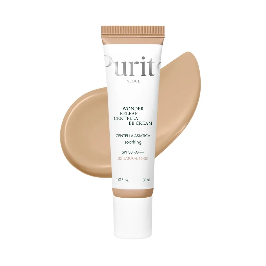 PURITO SEOUL- Wonder Releaf Centella BB Cream-23 Natural Beige ,30 ml