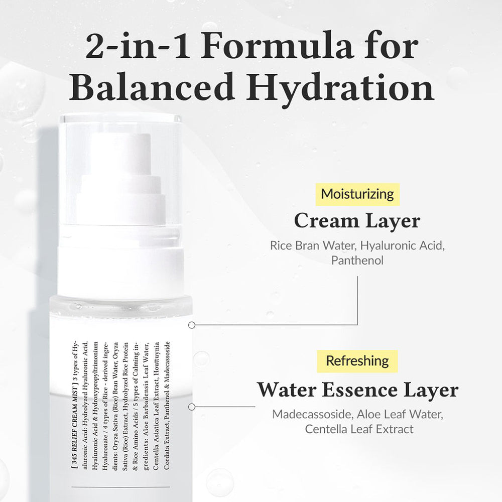 Dr. Althea 345 Relief Cream Mist, 60 ml