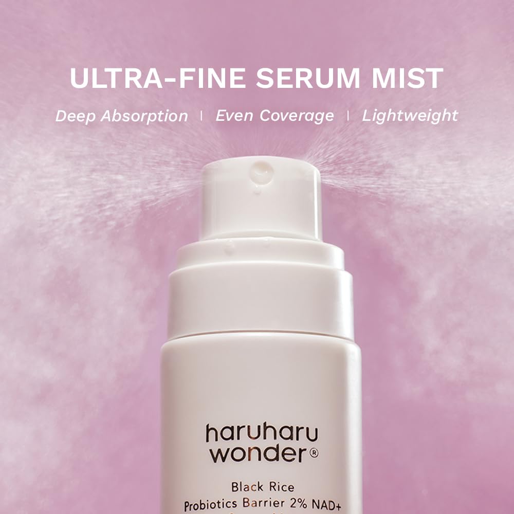 Haruharu Wonder Wonder-Black Rice Probiotics Barrier NAD+ Serum Mist 80ml
