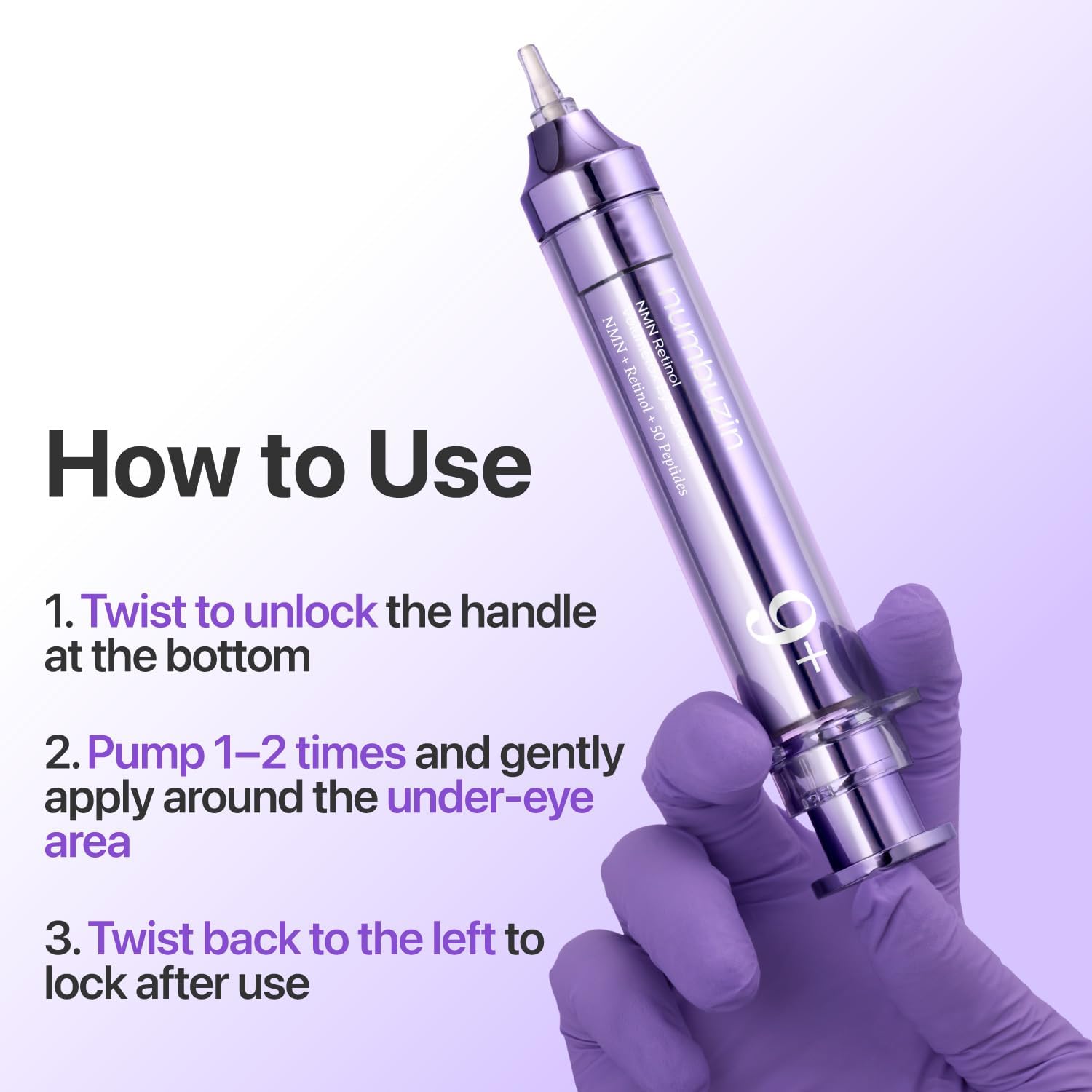 Numbuzin- No.9 NAD Retinol Volumetox Eye Cream 10 ml
