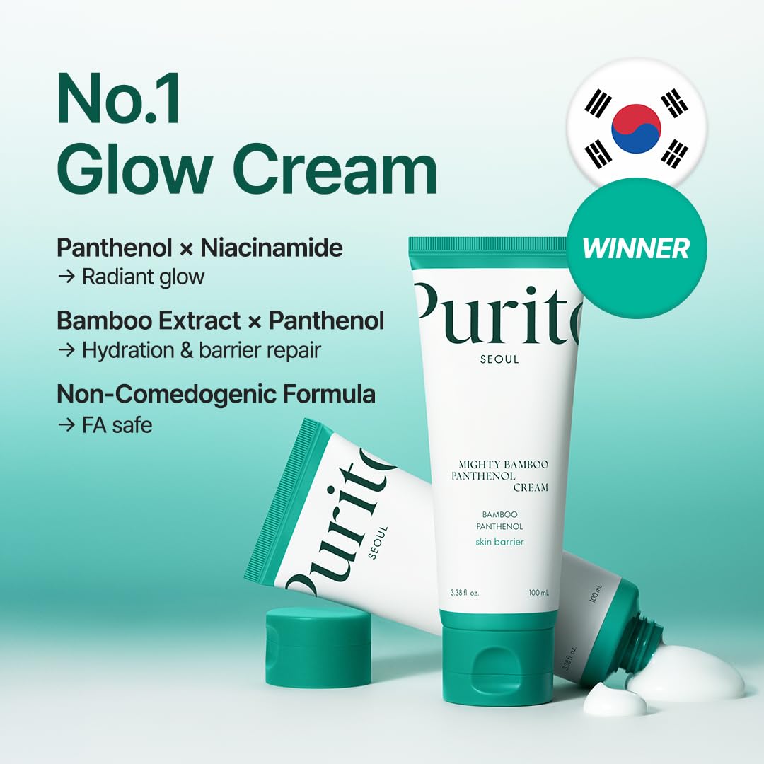 PURITO SEOUL- Mighty Bamboo Panthenol Cream, 100 ml