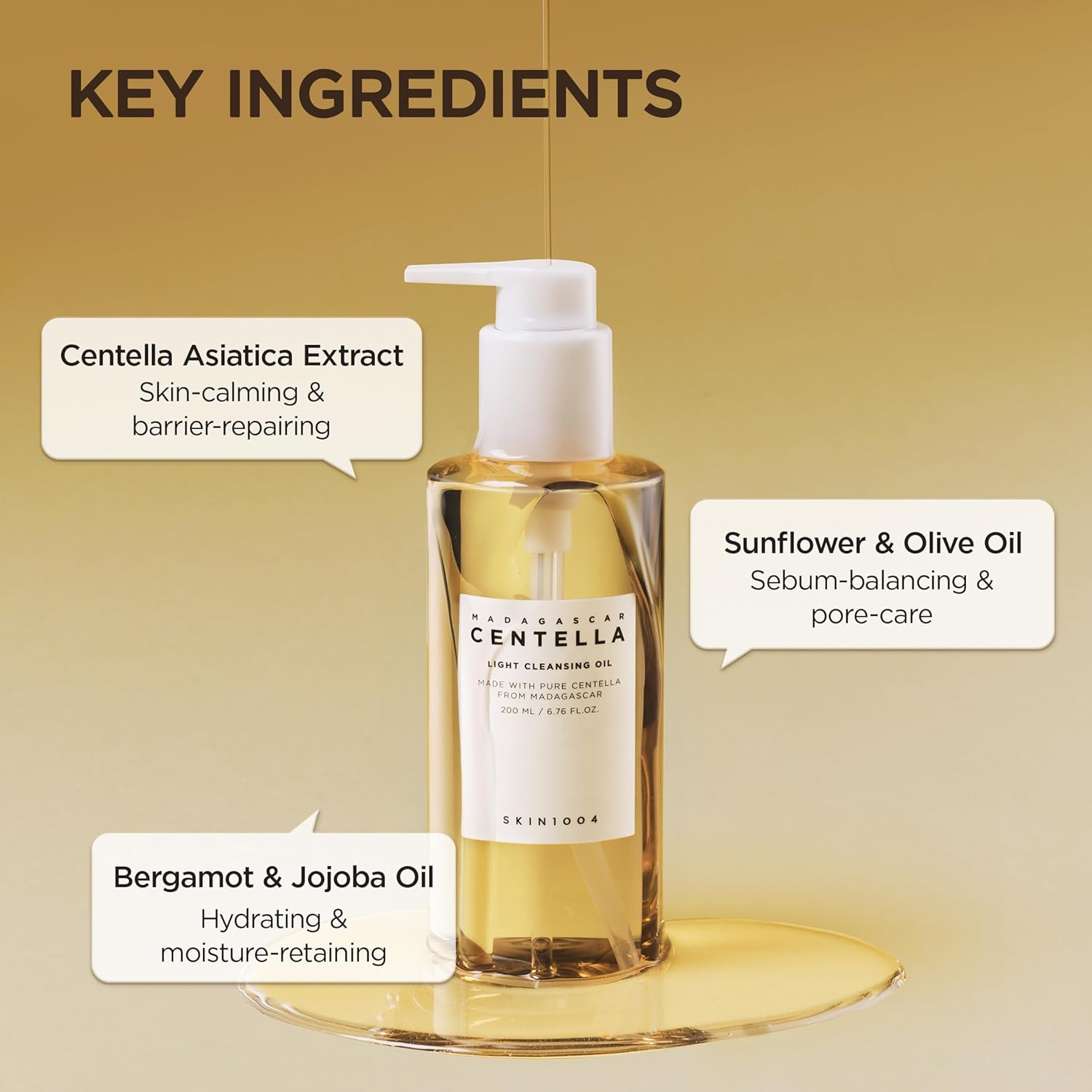 SKIN1004 Madagascar Centella- light cleansing oil, 200ml