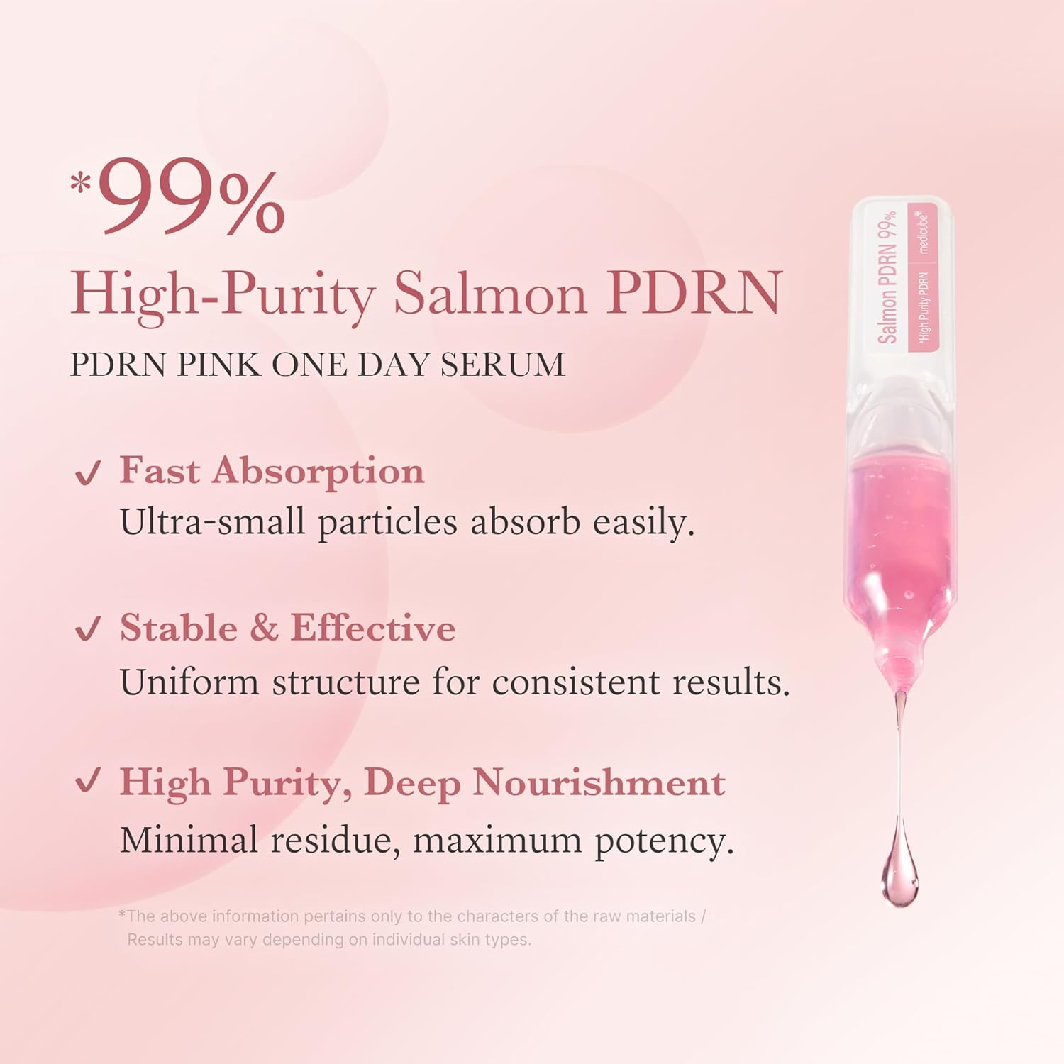 Medicube-PDRN Pink One Day Serum, 1,5ml x 10