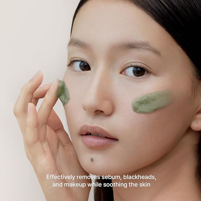 Arencia -  Green Tea + LHA Deep Pore Rice Cake Cleanser, 150g
