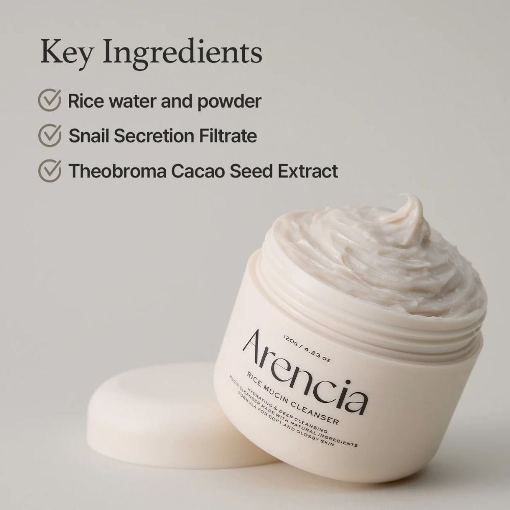 Arencia -   Rice mucin cleanser 120g