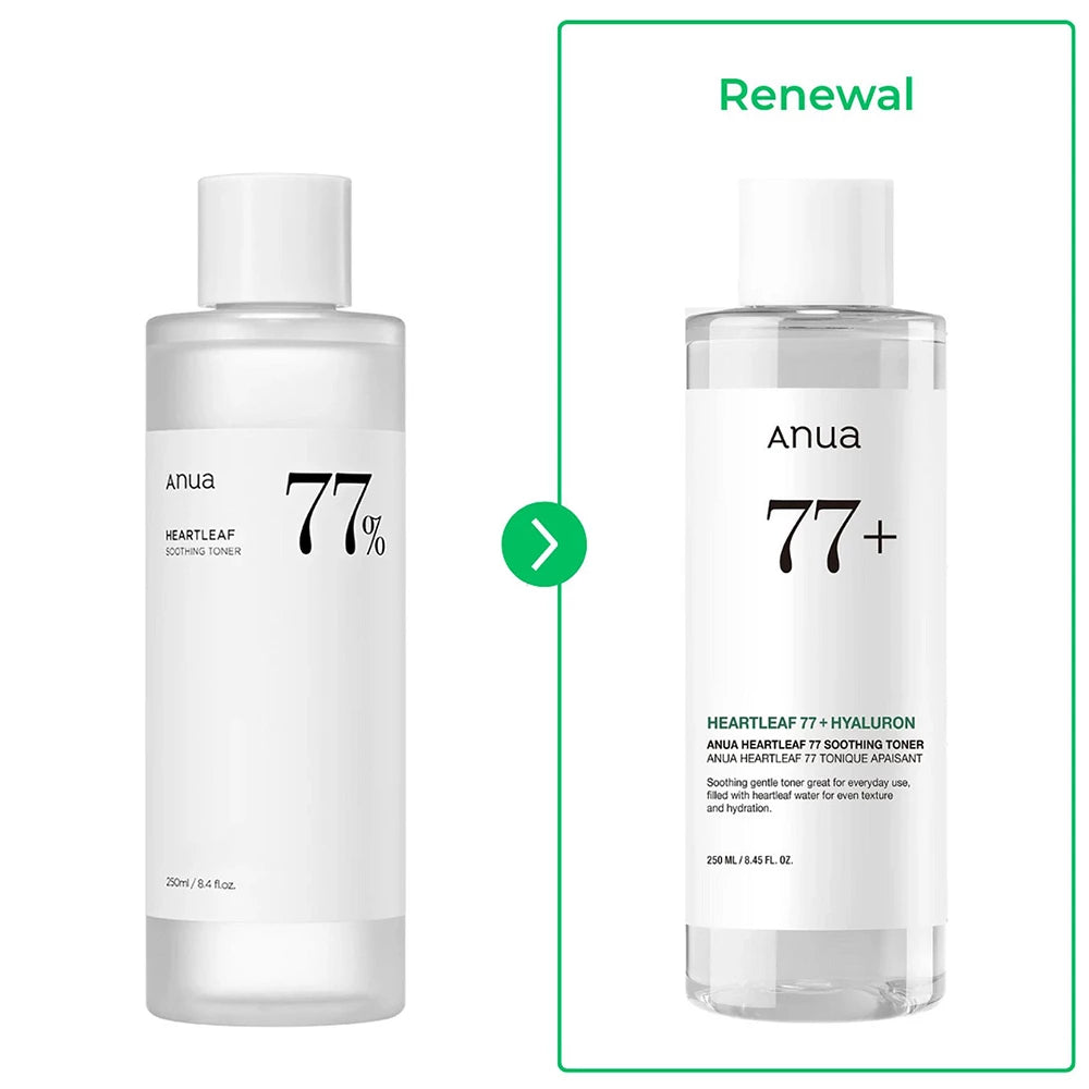 ANUA - HEARTLEAF 77% SOOTHING TONER 250ml