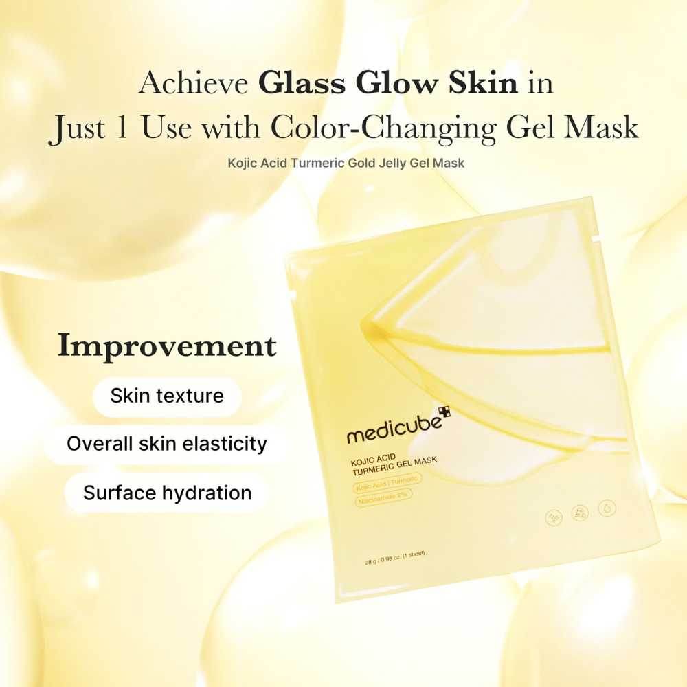 Medicube-Kojic Acid Turmeric Brightening Gel Mask - naiss.ro