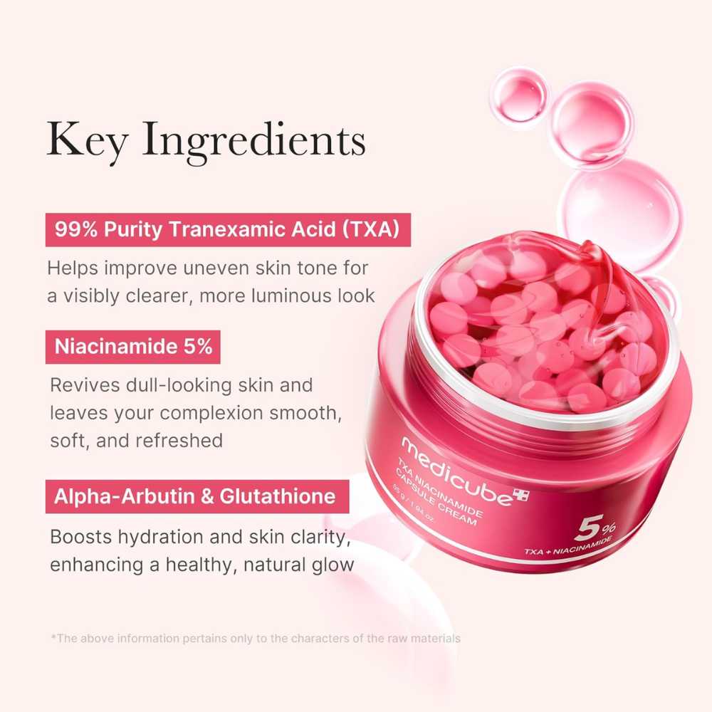 Medicube - TXA Niacinamide Capsule Cream, 55g