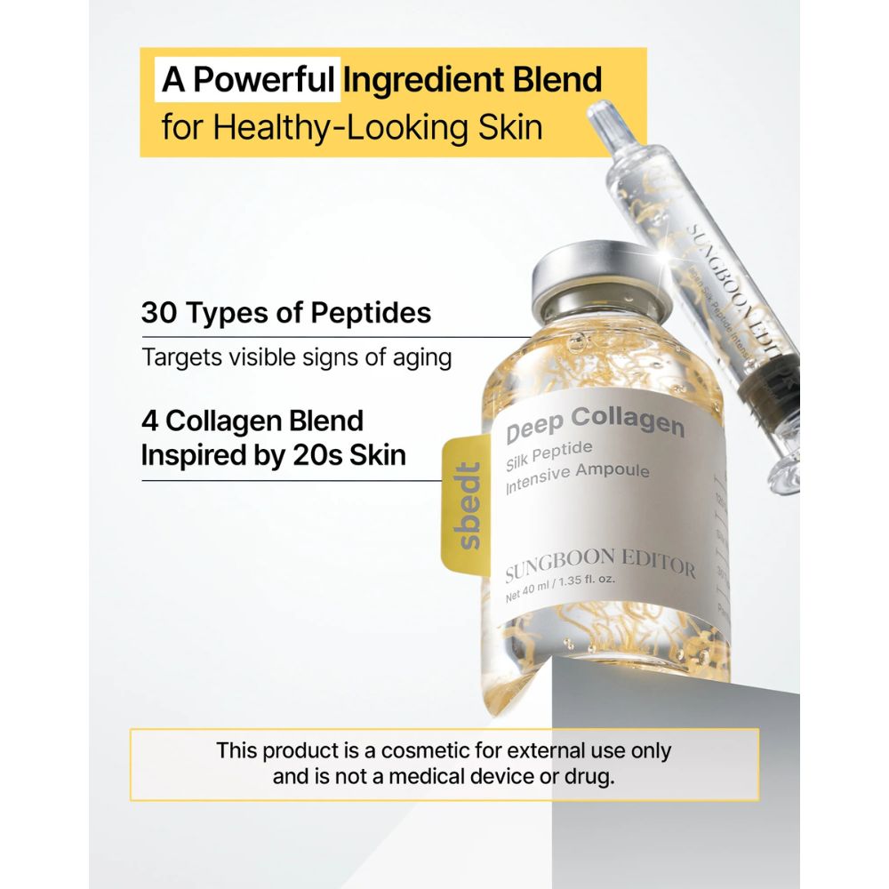 Sungboon Editor-Deep Collagen Silk Peptide Intensive Ampoule, 40ml