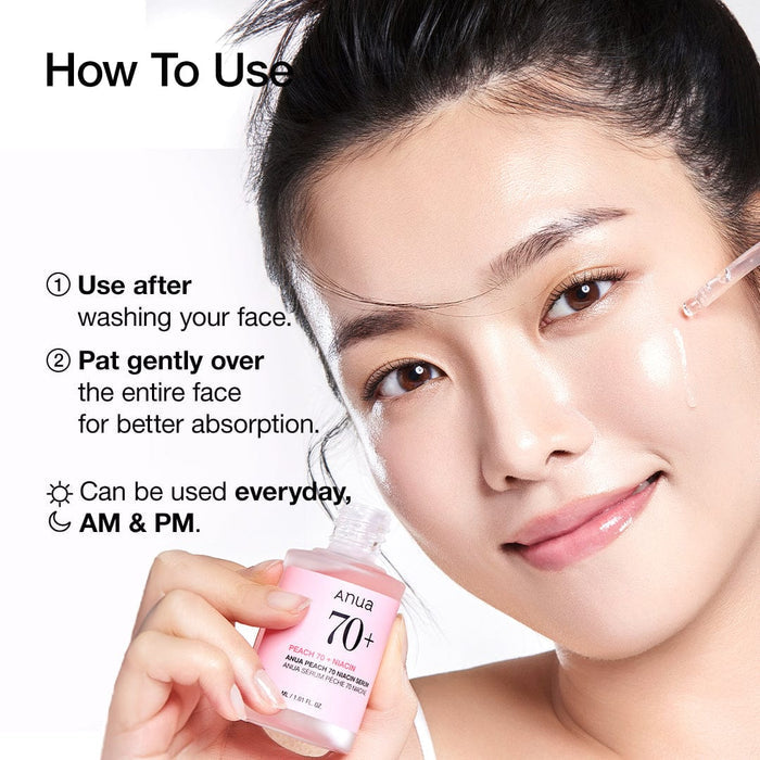 Anua- PEACH 70% NIACINAMIDE SERUM 30ml