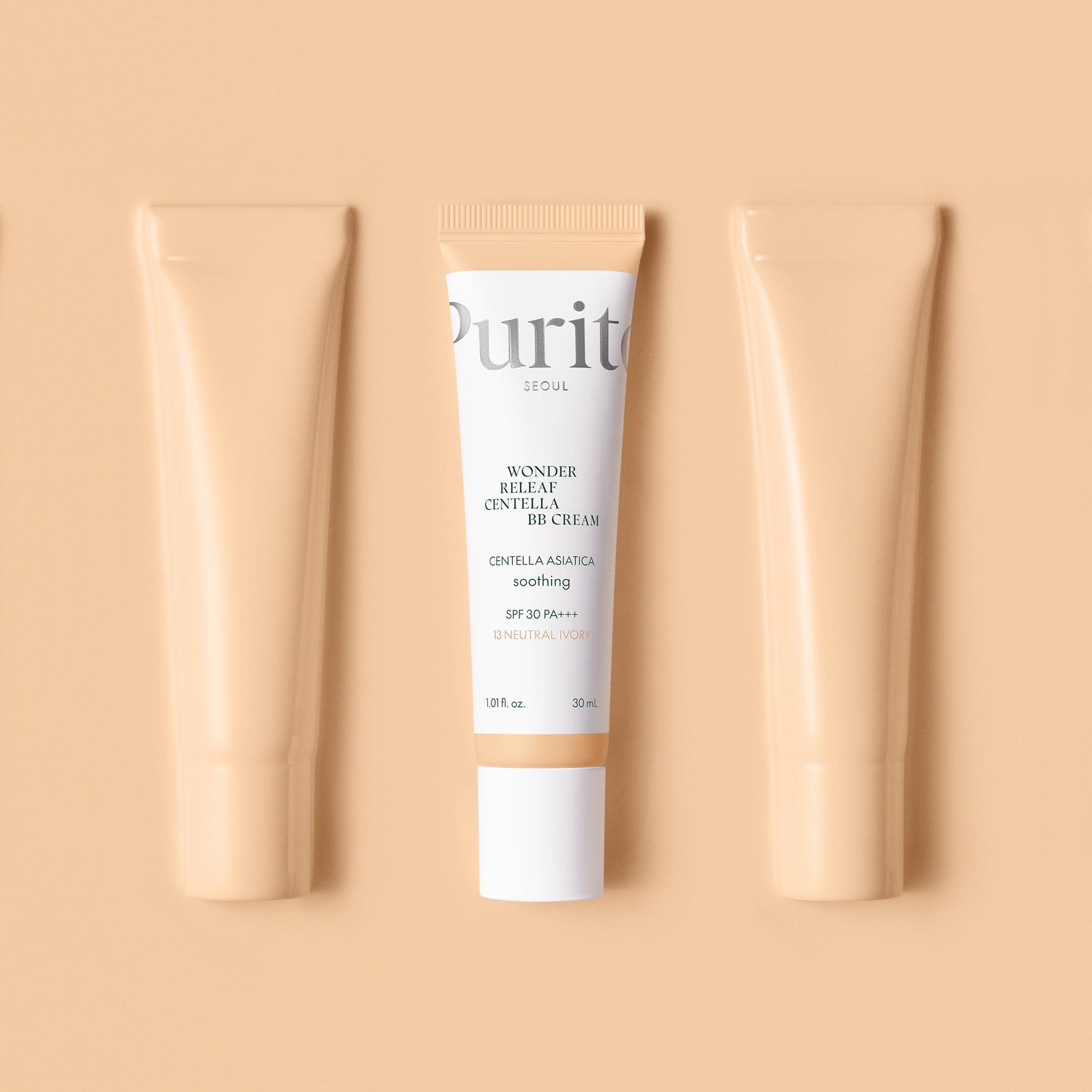 PURITO SEOUL- Wonder Releaf Centella BB Cream-13 Natural Ivory ,30 ml