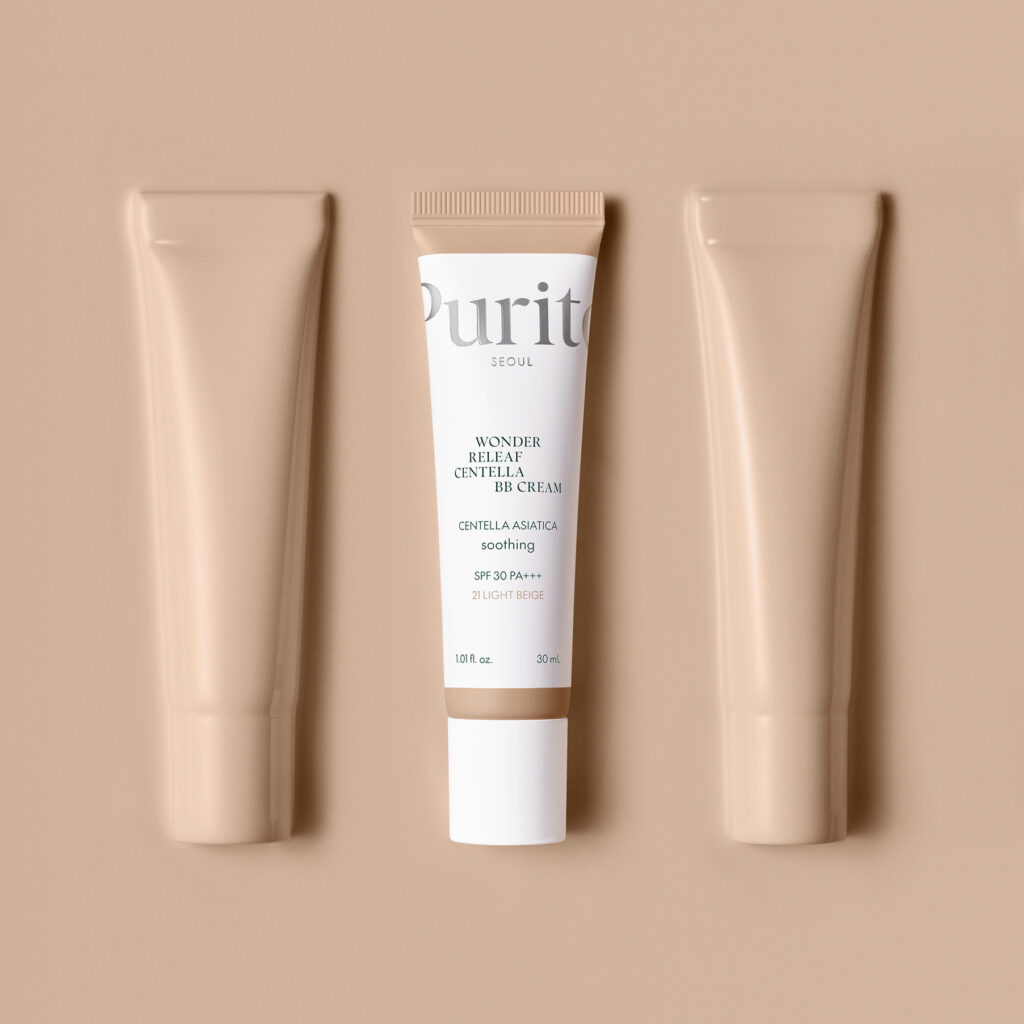 PURITO SEOUL- Wonder Releaf Centella BB Cream-21 Light Beige ,30 ml