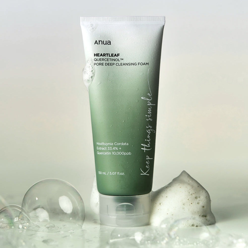 Anua- Heartleaf quercetinol pore deep cleansing foam 150ml