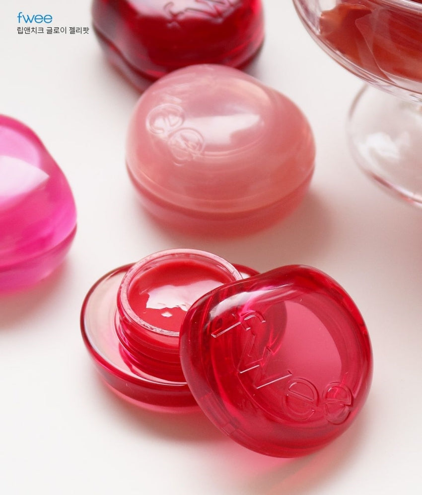 FWEE-Keyring Lip & Cheek Glowy Jelly Pot
